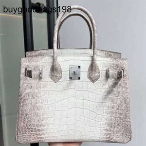 Designer Bag Himalayans handväskor äkta läder Himalayans handgjorda Nile Crocodile Luxury Handheld Womens