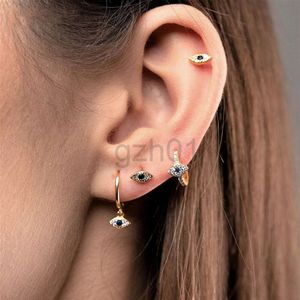 Desginer Evil Eye Devils Eye Earrings and Earstuds Instagram Fashion Earrings and Personalized Versatile Earrings and Earbone Studs