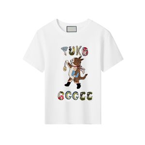 Designer Baby Mädchen Jungen Sommer Brief Shirt Kinder T-shirt Atmungsaktive Kleidung Baumwolle Kurzarm Cartoon Atmungsaktive Kleidung SDLX Luckinacc