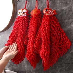 Towel Hand Towels Wipe Ball With Hanging Loops For Kitchen Bathroom Quick Dry Soft Absorbent Microfiber Handball