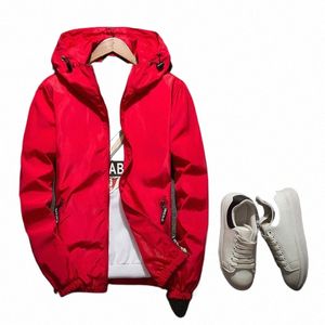 New Men's Casual Hooded Bomber Jacket Primavera Outono Hip Hop Plus Size Windbreaker Sportswear Zipper Jacket Coat Outwear 6XL 7XL g16z #