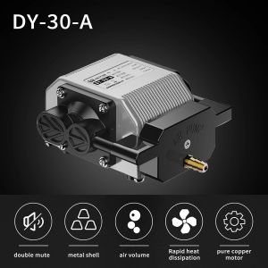 Boots Air Pump 16W 30L/min Air Compressor Pumps for ZBAITU Laser Engraver Cutter Woodworking Tools Aquarium and Hydroponic Systems