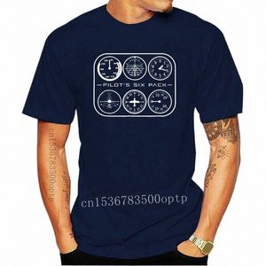 neues Sommer 2021 Kurzarm Plus Size Pilot's Six Pack T-Shirt |Fluginstrumente Aviati Shirt T Shirt y1Zj#