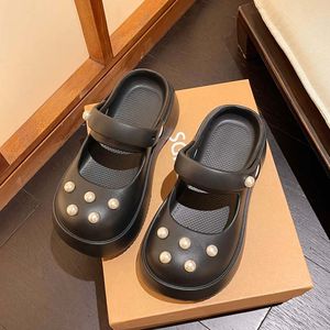 Designer Women Foam Runners Slides Slipers Sandaler Bone Harts Stone Slate Grey Slide Slipper Platform Fashion Sandal Canvas Strap Box Sandaler Hål