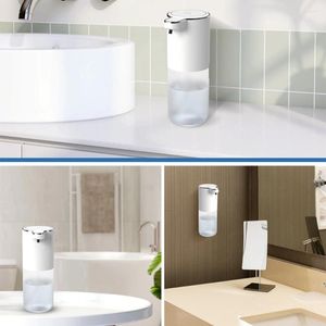 Liquid Soap Dispenser 400ML Infrared With 4-Level Adjustable Foam Hand Pump Rechargeable Bathroom Supplies