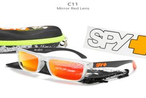 Cała moda Ken Block Polaryzowane okulary przeciwsłoneczne Square Men Men Sports Sport Mirrored Lens Uv400 Ochrona 14 Kolory z oryginalnym 4324323