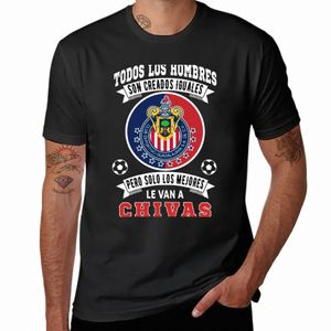 novo Chivas de Guadalajara Solo Los Mejores le Van a Chivas T-Shirt suor camisa de secagem rápida camisa pesada camisetas para homens v44P #
