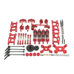 Cars Wltoys 144001 144002 144010 124017 124019 Metal Upgrades Parts Modification Kits Swing Arm Shock Absorber Set RC Car Accessories