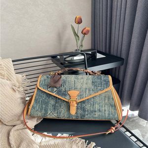 Top Luxury Handbag Designer Denim Nurse Bag Mulheres Bolsa Crossbody Bag Ombro Bag Maquiagem Bolsa Extra Grande Capacidade Origi XJBV