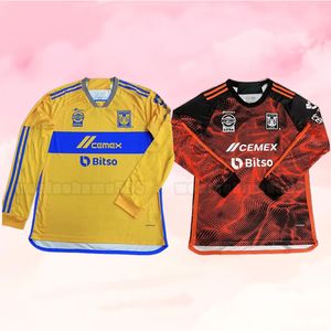 Long sleeve Tigres UANL 23 24 Soccer Jerseys Nahuel Guzman Carlos Miguel Ortega Anthony Ramos Arturo Delgado Samir Diego Reyes Eduardo Tercero Jesus Angulo