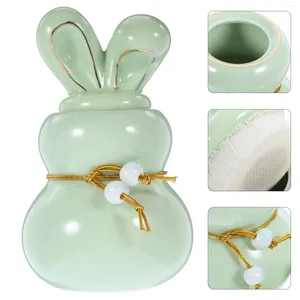 Storage Bottles Ceramic Tea Candy Jar Decorative Supply Jars With Lids Canister Vintage For Bags Sugar Bowl Household Container