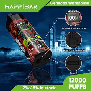 Vape Stift Lieferant 12000 Puffs E Zigarette Großhandel Einweg elektronische Zigarette 12K 15K Puffs Vape Puff Bar E-Zig