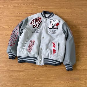 Американская куртка хип -хоп и пальто мужчины Y2K Street Fashion Retro Joker Baseball niform Unisex Casual Shoat 240320