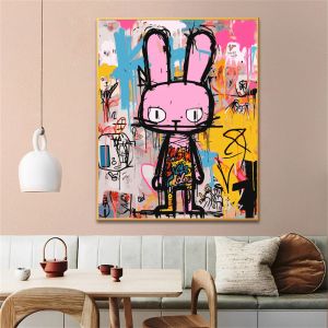 Zahlenmalerei nach Zahlen für Erwachsene Doodle Bunny Dropshipping Canvas Oil Home Decor