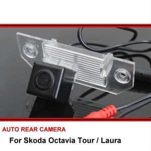 Für Skoda Octavia Tour Laura Rückansicht Kamera Fahrzeug Kamera Back Up Reverse Kamera Parkplatz Kamera HD CCD Nachtsicht