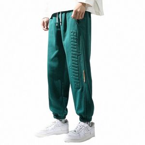 Spring Autumn Baggy Sweatpants Men Fi Hip Hop Letter Pants Streetwear Casual Cott Loose Harem Trousers Man Plus Size 8xl W8TG#