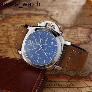 Дизайнерские часы Panerass 2024, роскошные мужские механические наручные часы, классические мужские модные часы с календарем, кожаный ремешок Xvql