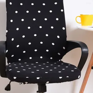 椅子カバーデスクカバーテーブルクロス椅子用の弾性オフィスファブリックシートドットスリップカバー