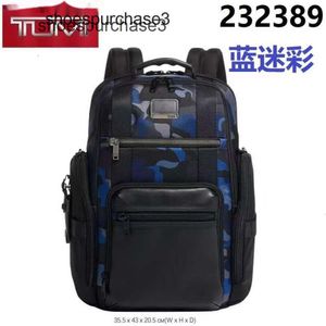 Tuumi Travel Computer Herren Business 2024 Designer Funktionelle hochwertige Taschen Rucksack Rucksack Alpha Ballistic Nylon TUUMIIS 232389 Tasche LAWY