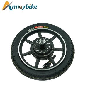 Gereedschap elektrikli bisiklet 14 inç 24V/36V/48V 350W/500W Elektrikli Scooter fırçasız dişsiz DC Disk Fren Bicicleta Kolay Kurulum Motor