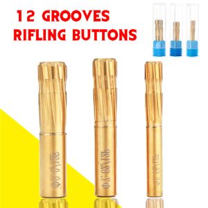 Ruimer 12 Grooves Flutes Reamer 5.569cm Push Rifling Button Chamber Milling Cutter Reamer Precision Double Layer Blade Machine Tool