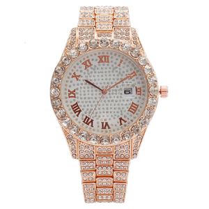Sky Star Fashion Roman Pattern Full Diamond Diamond Laidaid Women's Watch