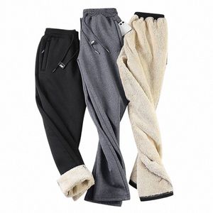 8xl homens inverno calças quentes homens engrossar sweatpants casual velo calças esportivas outono fi marca joggers calças masculinas hots m7iH #