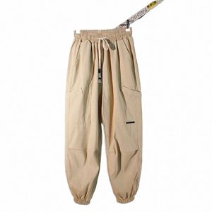 men Cargo Pants Streetwear Man Sweatpants Spring Autumn Outdoor Sport Casual Trousers Male Solid Color Jogging Pants n9yH#