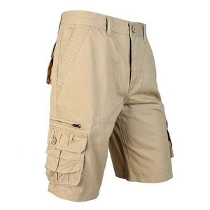 Men's Shorts Cross Border Shorts Mens Summer Split Shorts Work Shorts Cotton Mens Middle Pants J240325