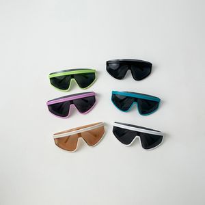 Kids sunglasses girls candy color frame pilot sunglasses summer children Uv 400 goggles boys beach sunblock shade Z5352