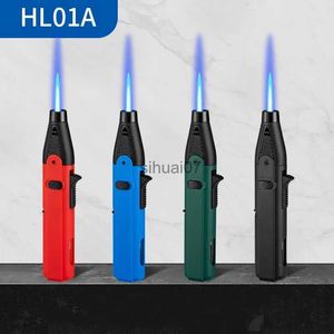 Lighters 360 stopni Torcha Pochodnia zapalniczka Butan Butan Gas Lighters Turbo Windproof Filmbleble Pistolet na zewnątrz Camping BBQ Tool 240325