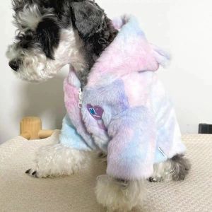 Jacken Hundekleidung Herbst und Winter Einhorn verdickter Hundemantel Französische Bulldogge Schnauzer Biest Teddy Shiba Warmer Welpenmantel Outwear