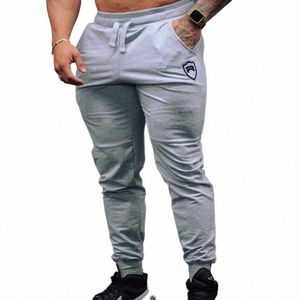 new muscle fitn brother sports casual trousers men's autumn running equipment training squat beam mouth pants 97Lx#