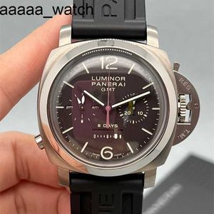 Panerass Luxury Designer Watches 2024 Wristwatches 1950 Series PAM 00311 Automatic Mechanical Men's Watch 44mm مقاومة للماء من الفولاذ المقاوم للصدأ