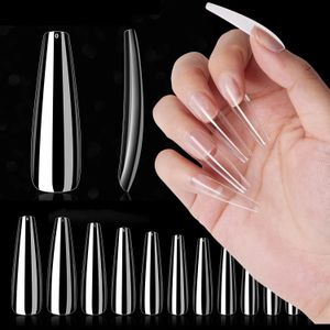 Makartt 600pcs False Nail Tips xxl Long Ballerina Coffin Full Coff Nail