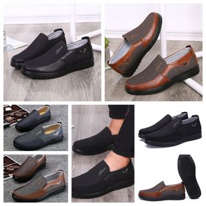 Shoes GAI sneaker Casual Shoe Men Single Business Round Toe Shoe Casual Soft Sole Slipper Flats Men Classic comfortable shoes soft size EUR 38-50