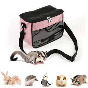 Bolsas portáteis portáteis de portador de pássaro para animais de estimação gaiola de gaiola saco de porco hamster rato esquilo açucareiro coelho para pequenos animais viagens leves