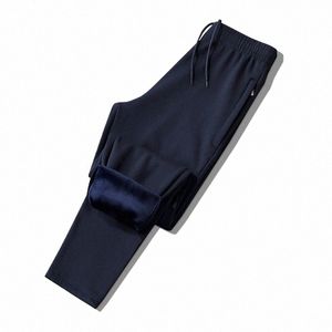 новые мужские зимние теплые брюки мужские утепленные спортивные штаны мужские повседневные флисовые спортивные брюки осень Fi бренд беговые брюки мужские горячие L8Xp #