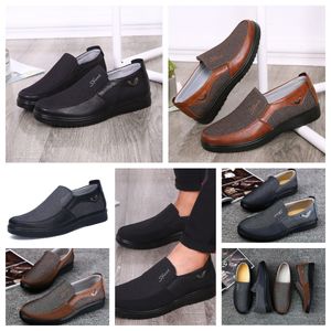 Shoes GAI sneakers Casual Shoe Men Singles Business Round Toe Shoe Casual Soft Sole Slipper Flat Men Classic comfort shoes soft sizes EUR 38-50