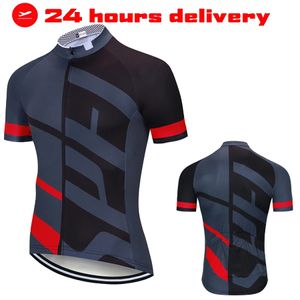 Summer Breattable Male Short Cycling Jersey Mtb Maillot Bike Sleeves Bicycle Clothes Cykling Skjorta Mountain Cycling Clothing 240321