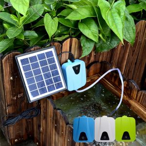 Zubehör Solarbetriebener Oxygenator Aquarium Luftpumpe Luftpumpe Sauerstoffpumpe Oxygenator für Pool Teich Stromausfall Notfall Wassertransport