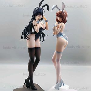 Action Toy Figures 30cm NSFW White Bunny Natsume Sexy Nude Girl Model PVC Anime Action Figure Adult Collection Model Toys Hentai Doll Friend Gift T240325