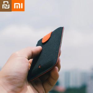 コントロールXiaomi YouPin V2ミニスリムポータブルカード所有者男性女性IDクレジットカードホルダープロテクターグラデントウォレット名刺ケース