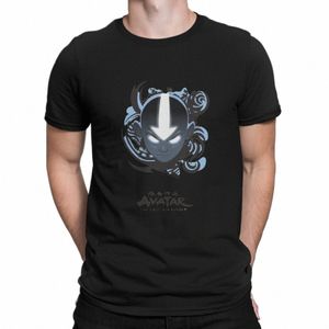 Herren Aang Air Nomad T-Shirts Avatar The Last Airbender 100% Cott Kleidung Kurzarm O-Ausschnitt T-Shirt Geschenk T-Shirt 43cI #