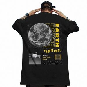 fi Novas camisetas para homens 3d Celestial Planet Print Roupas masculinas casuais de manga curta camiseta de grandes dimensões Street Harajuku Tees T4c8 #