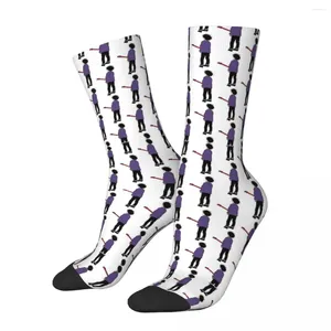 Женские носки Robert Smith Rock Band Harajuku, женские мягкие дышащие чулки для бега, зимние нескользящие на заказ