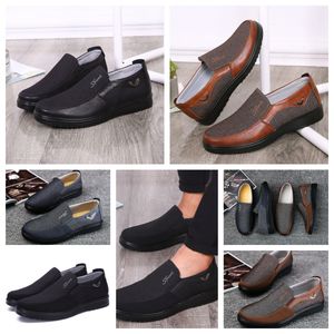 Shoe Gai Sneaker Casual Shoe Mens Singles Business Round Toes Shoe Casual Soft Sules Slipper Flat Men Classic Comfort Shoes Soft Size EUR 38-50