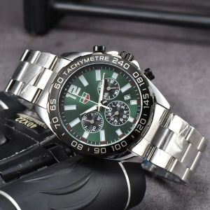 2024 New Men Luxury Designer Japan Quartz 배터리 태그 시계 Mens Auto 6 Handes Watches Wristwatch Watch Mens Anniversary Gift