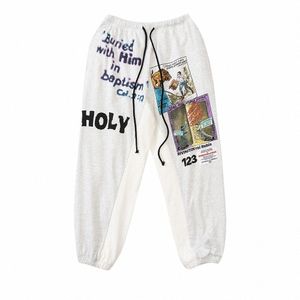 Hög 2023 Nya lyxiga män RRR123 Emergence Prayer Track bekväm Cott Parkour Sweat Casual Pants Sweatpants Reflecti #132 B0W0 #