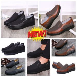 Casual shoes GAI Men Blacks Brown Shoe Point Toes partys banquet Business suits Men designers Minimalists Breathable Shoe sizes EUR 38-50